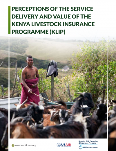 Perceptions of the Service Delivery and Value of the Kenya Livestock Insurance Programme (KLIP)