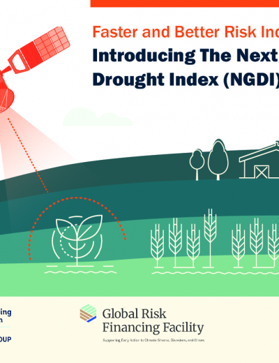 Faster and Better Risk Indicators: Introducing the Next Generation Drought Index (NGDI) Platform